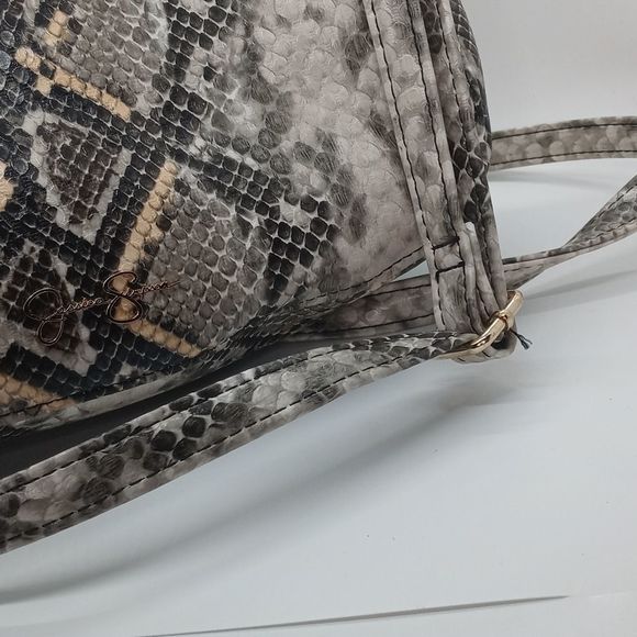 Jessica Simpson Natural Python Sabrina Shoulder Bag NWT - Picture 13 of 14